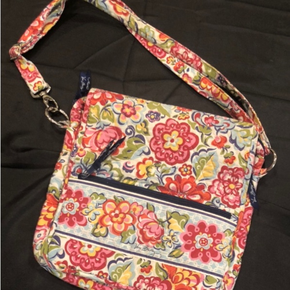 Vera Bradley Quilted Floral Crossbody - Pink, Red, Yellow, Green, Blue